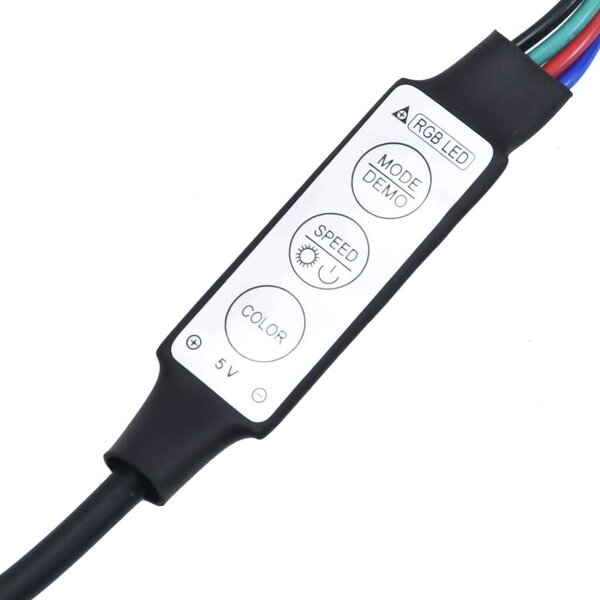 VidaXL LED TV Szekrény - Fehér - 230cm