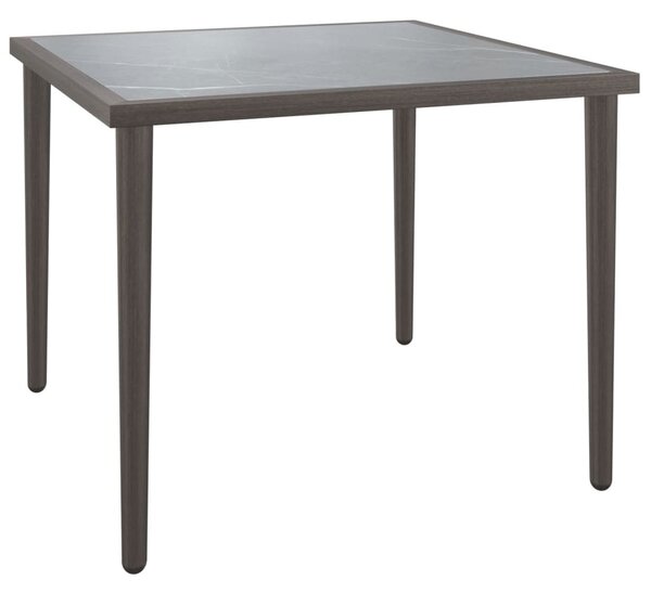 3 részes szürke polyrattan kerti ülőgarnitúra párnákkal