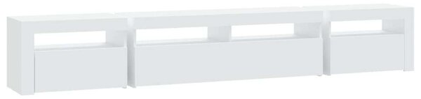 VidaXL LED TV Szekrény - Fehér - 240cm