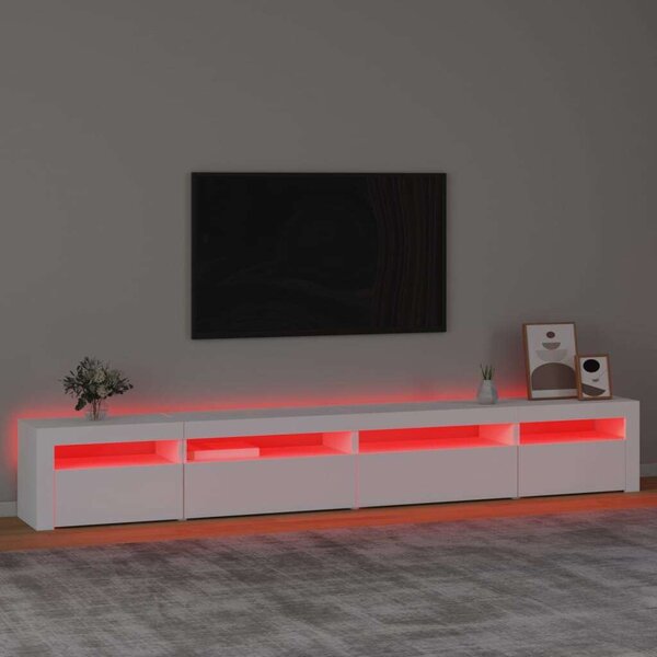 VidaXL LED TV Szekrény - Fehér - 270cm