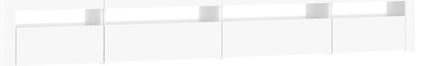 VidaXL LED TV Szekrény - Fehér - 270cm