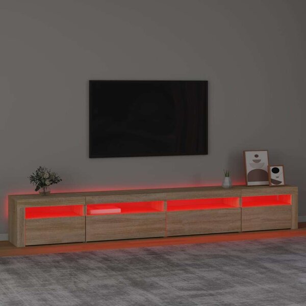 VidaXL LED-es TV Szekrény Sonoma Tölgy - 270 cm