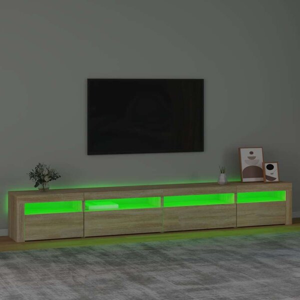 VidaXL LED-es TV Szekrény Sonoma Tölgy - 270 cm