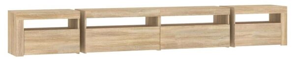 VidaXL LED-es TV Szekrény Sonoma Tölgy - 270 cm