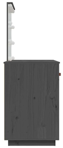 VidaXL Sminkasztal - LED-es - Fenyőfa - 95x50x133,5cm