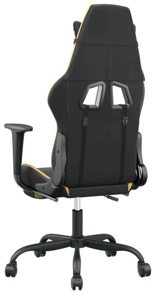 VidaXL Gamer Szék - Masszázs Funkció - Fekete-Arany