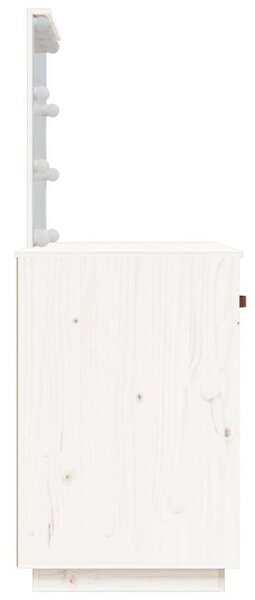 VidaXL Sminkasztal - Fenyőfa - LED - 95x50x133,5cm