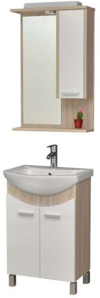ZX Sonoma Fürdőszobabútor - 55 cm