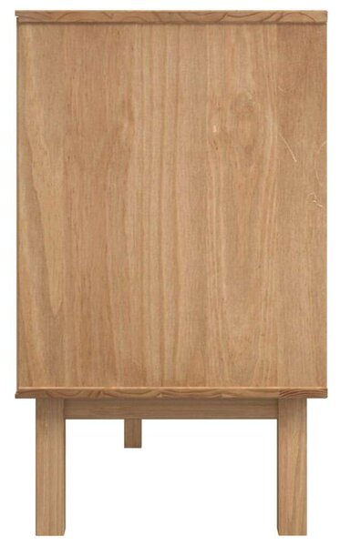 VidaXL OTTA Tömör Fenyőfa Tálalószekrény - 114x43x73,5 cm
