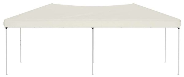 VidaXL Partisátor - Összecsukható - 3x6m - Krémszínű