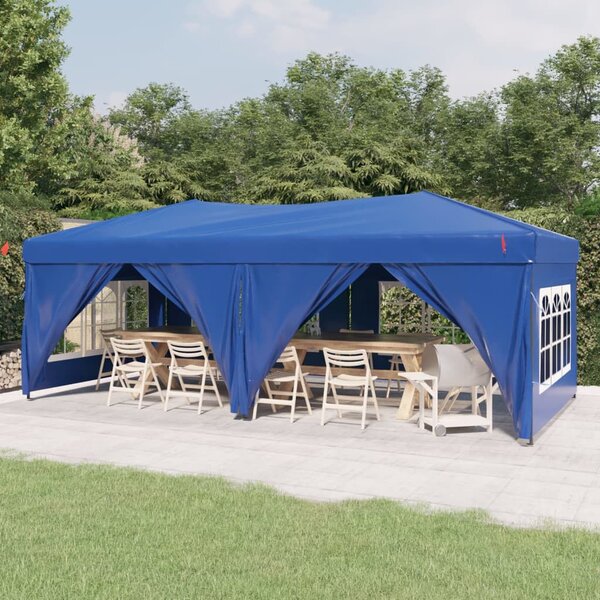 VidaXL Rendezvénysátor - Kék - 3x6m