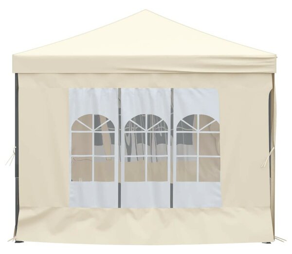 VidaXL Összecsukható Rendezvénysátor - 3x6m - Krémszínű