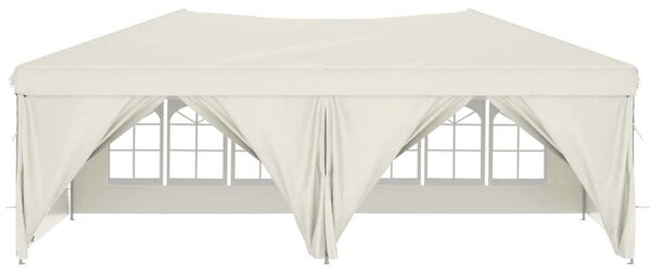 VidaXL Összecsukható Rendezvénysátor - 3x6m - Krémszínű