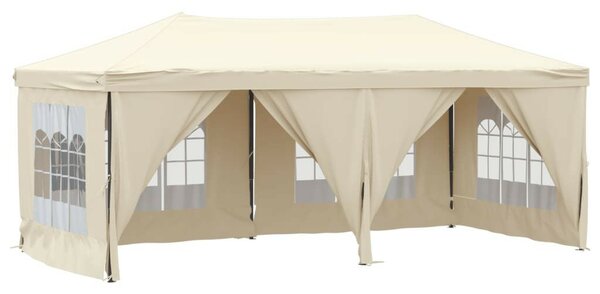 VidaXL Összecsukható Rendezvénysátor - 3x6m - Krémszínű