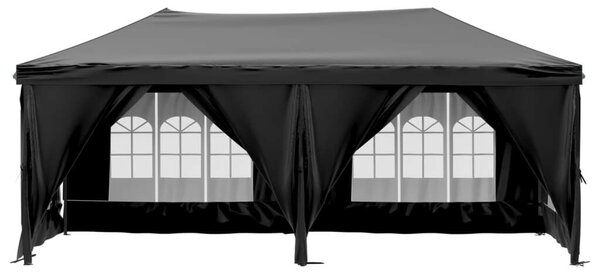VidaXL Összecsukható Rendezvénysátor - Fekete - 3x6m