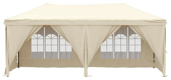 VidaXL Összecsukható Rendezvénysátor - 3x6m - Krémszínű