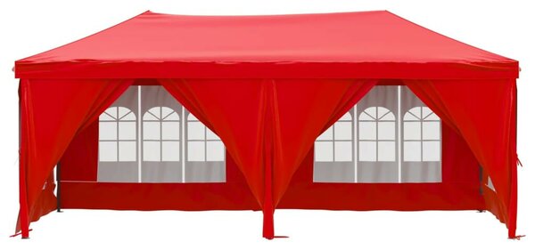 VidaXL Rendezvénysátor - Piros - 3x6m