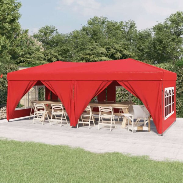 VidaXL Rendezvénysátor - Piros - 3x6m