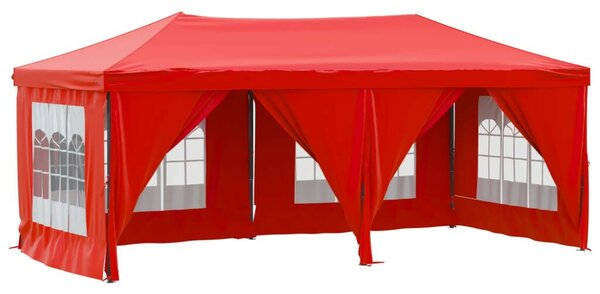 VidaXL Rendezvénysátor - Piros - 3x6m