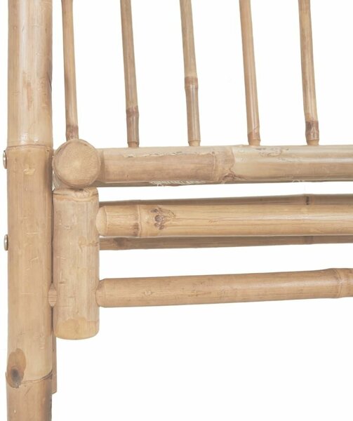 VidaXL Bambusz Kerti Pad Pergolával - 116cm