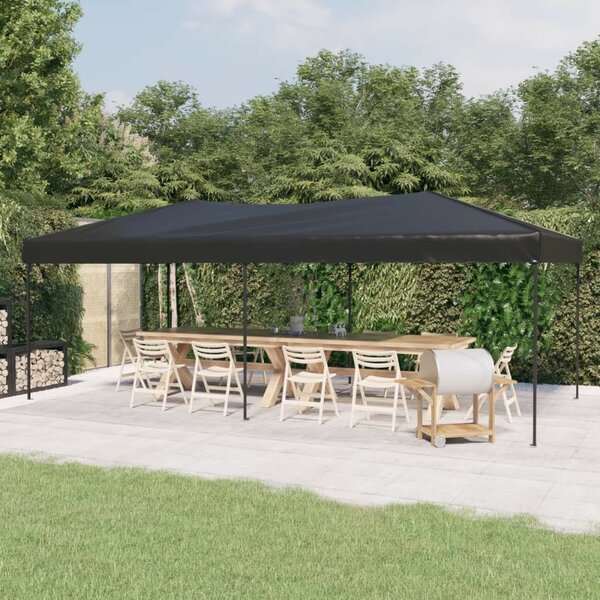 VidaXL Összecsukható Rendezvénysátor - 3x6m, Antracitszürke