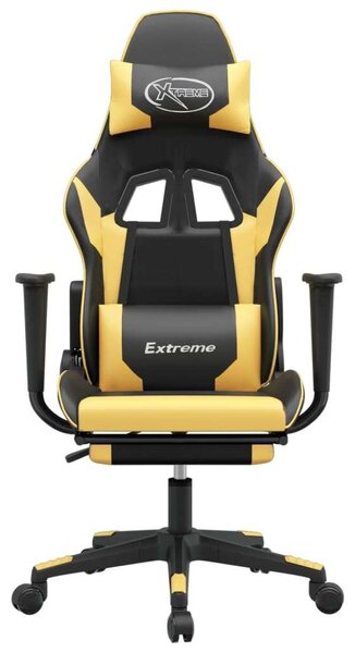 Xtreme Gamer Szék - Masszázs Funkció - Fekete-Arany