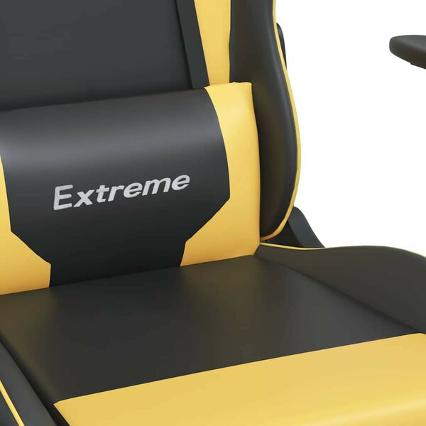 Xtreme Gamer Szék - Masszázs Funkció - Fekete-Arany