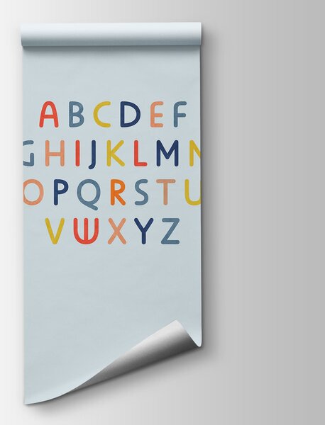 Fotótapéta Színes betűkből álló csoport, Gyerekszoba fotótapéta, Népszerű fotótapéta, t00749v2 - Tapeko.hu
