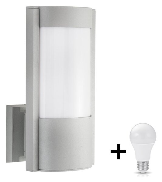 SU-MA ELIS kültéri fali lámpa ezüstszürke IP54