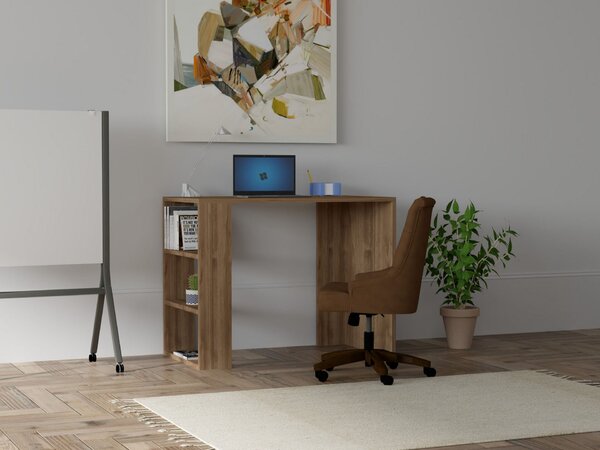 Modern Íróasztal Polccal - 90x70x50 cm
