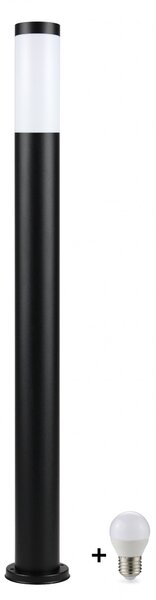SU-MA INOX BLACK kültéri állólámpa fekete 110cm IP44