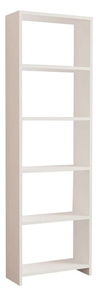 New fehér könyvespolc 160 x 50 x 20 cm