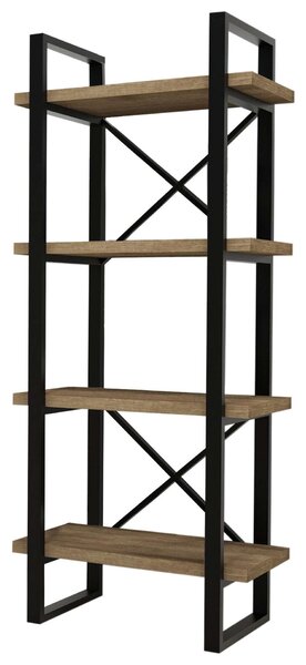 Modern Ipari Könyvespolc - 4 Polcos - 66x150x32 cm