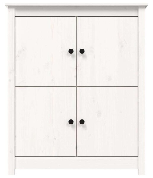 VidaXL Fehér Fenyőfa Tálalószekrény - 83x41,5x100 cm