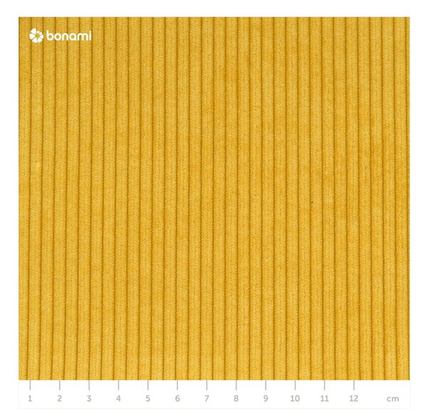 Sárga kordbársony kanapé 200 cm Lean – Karup Design