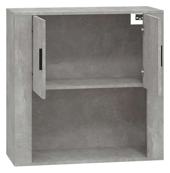 VidaXL betonszürke szerelt fa faliszekrény 80 x 313 x 80 cm