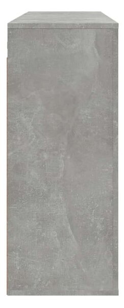 VidaXL betonszürke szerelt fa faliszekrény 80 x 313 x 80 cm
