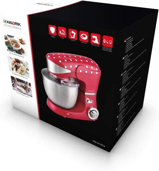 Kalorik TKGM13014 1000 W, 5 l piros-inox konyhai robotgép