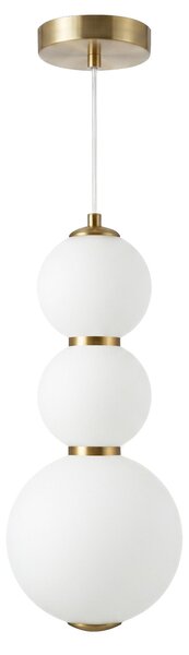 LED függesztett mennyezeti lámpa LHJ113-3CP szálcsiszolt arany