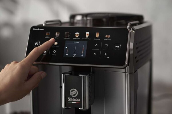 Philips SM6580/10 Saeco GranAroma Automata Kávéfőző 1500W, 1,8l, Fekete