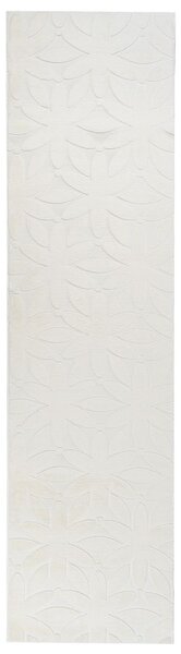 Szőnyeg HOOD Törtfehér 80 x 300 cm