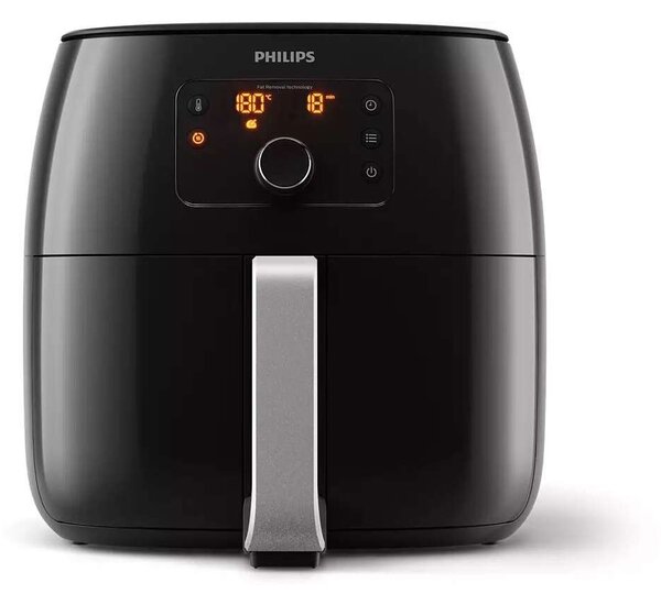 Philips HD9650/90 XXL Forrólevegős sütő 2225W, Fekete