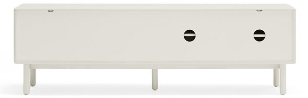 Krémszínű TV-állvány 180x56x40 cm Corvo – Teulat