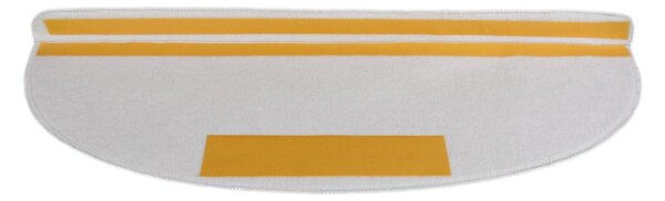 Krémszínű-világosbarna lépcsőszőnyeg szett 16 db-os 20x65 cm Golden Marble – Vitaus