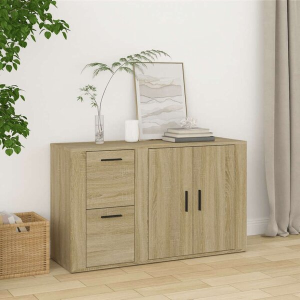 VidaXL Tálalószekrény Sonoma Tölgy - 100x33x59,5 cm