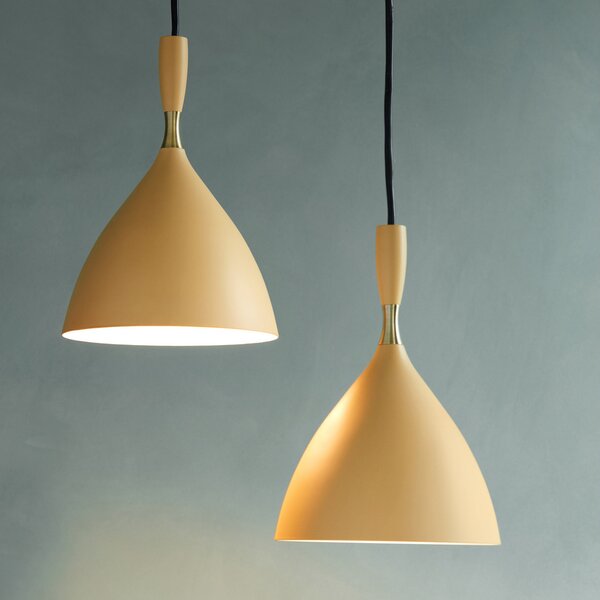 Függőlámpa Northern, Dokka, dimmable, Sárga, Nappali, Fém, Skandináv