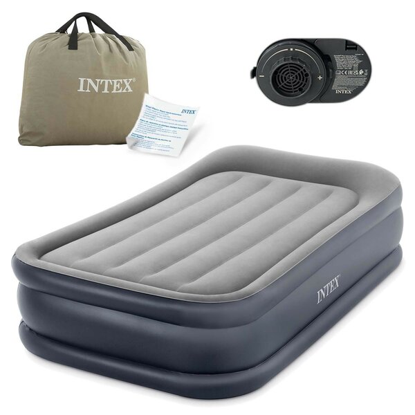 Intex Twin Deluxe Pillow Rest felfújható Matrac 191x99x42cm (64132ND)