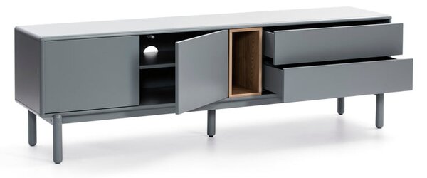 Kék-szürke TV-állvány 180x56 cm Corvo – Teulat