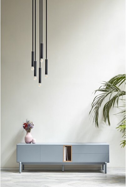 Kék-szürke TV-állvány 180x56 cm Corvo – Teulat
