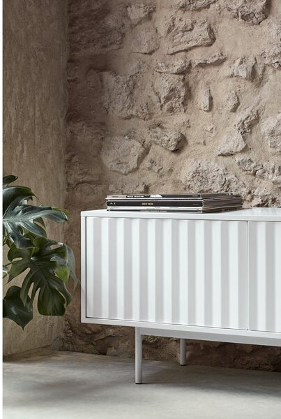 Fehér TV-állvány 180x52 cm Sierra – Teulat